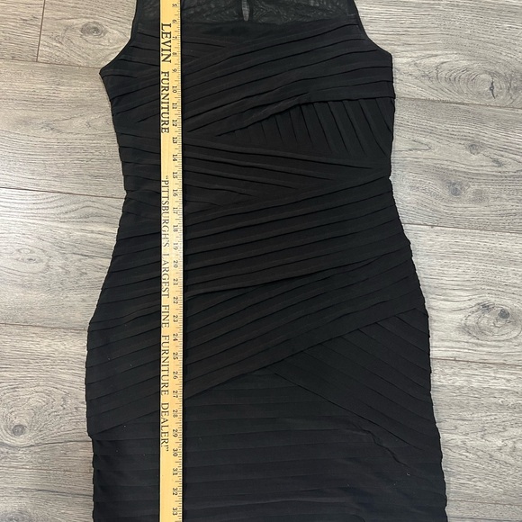 Calvin Klein Black Sleeveless Bodycon Mini Dress - Picture 6 of 8